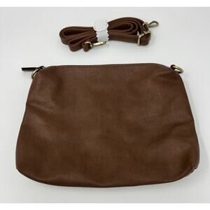 NWOT Joy Susan Crossbody Purse Insert Brown Bag Vegan Leather Replacement